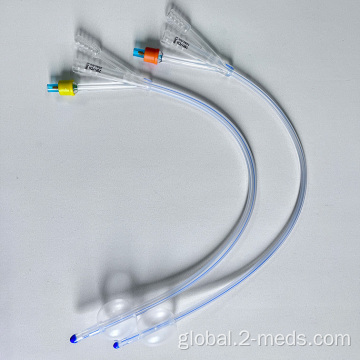 urinary catheter Sterile 3 Way 100% Silicone Foley Balloon Catheter Factory